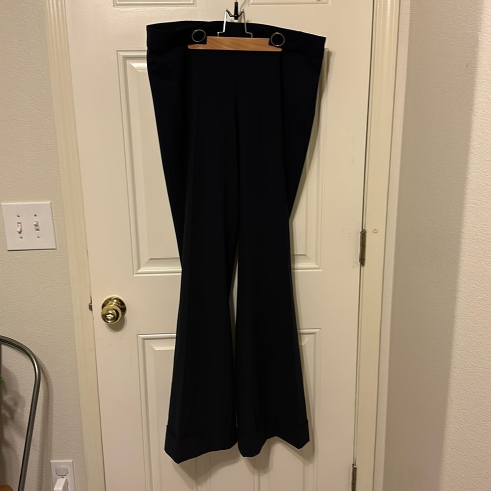 NWT Tory Burch Coriana Navy cuffed pants